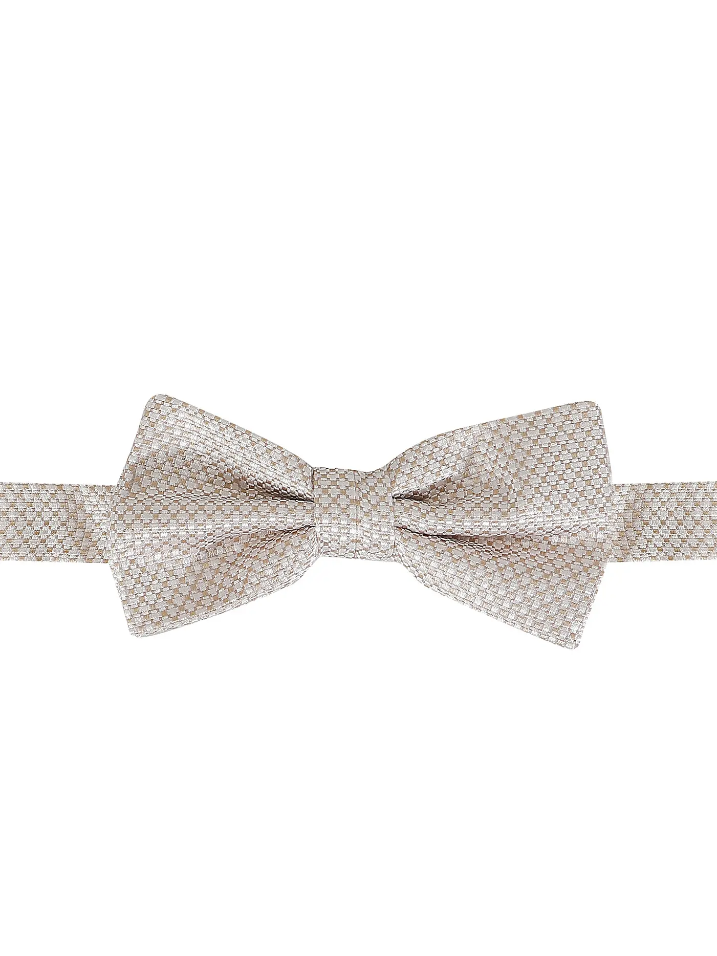 SEIDENFALTER | Geschenkset - Fliege und Stecktuch | creme